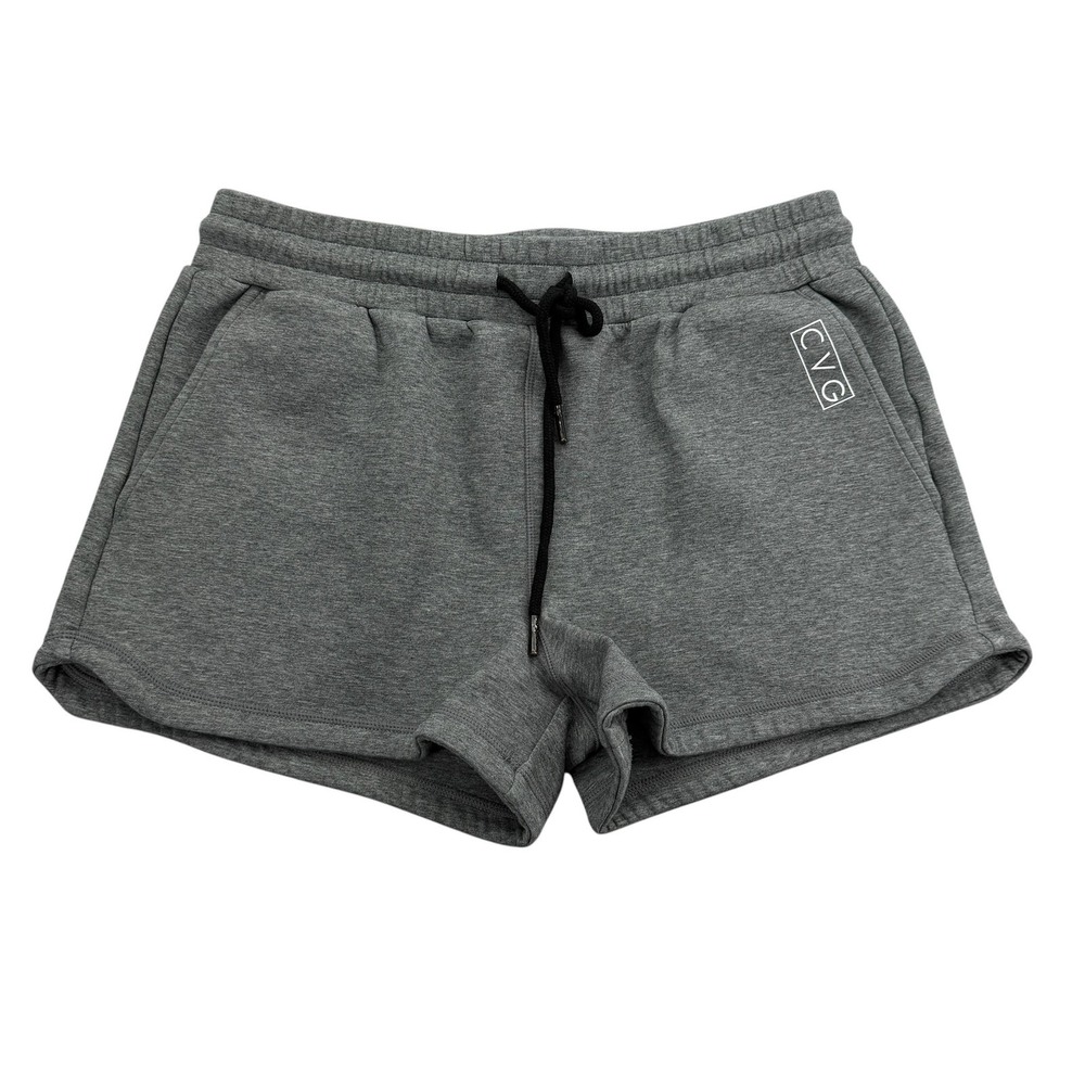 Constantly Varied Gear Shorts Womens M Gray Sweat Drawstring Pockets 3 Inseam